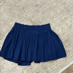 Navy Blue Pleated golf or  tennis Skirt
